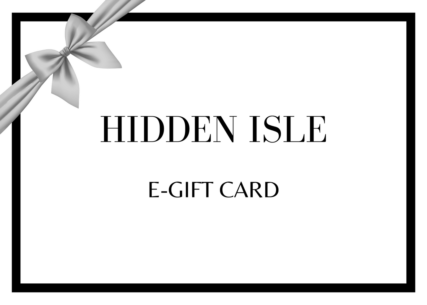 Hidden Isle Intimates gift card